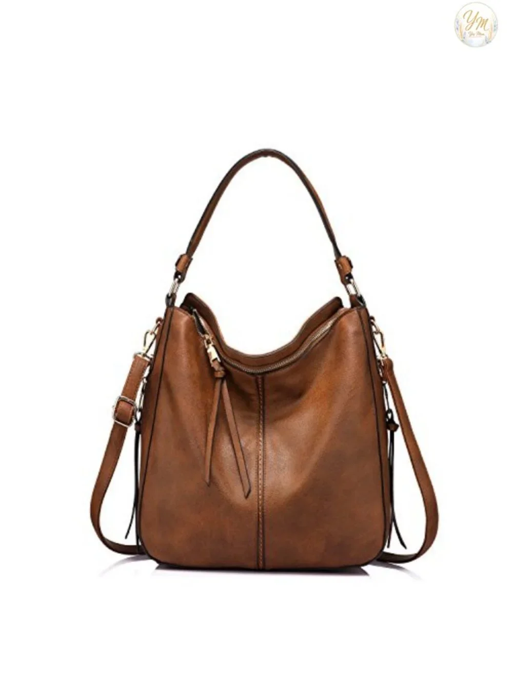 Hobo Crossbody Bag for Women, Designer Shoulder Purse Handbags, Faux Leather